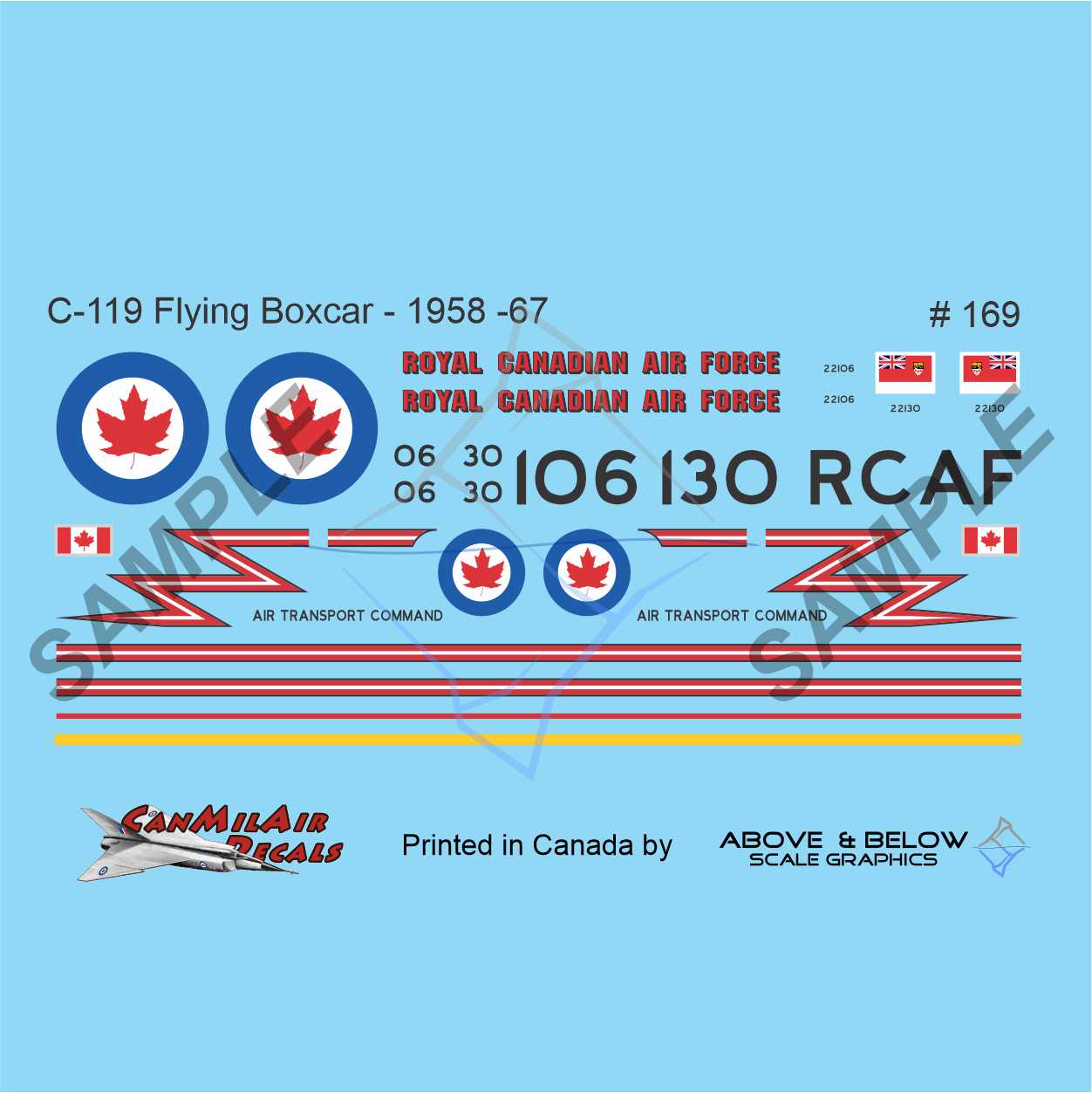 169 - Fairchild C-119 Flying Boxcar - RCAF (1958-67)